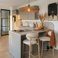 Barkruk Cleo Lichtbeige