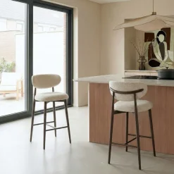 Barkruk Cleo Lichtbeige