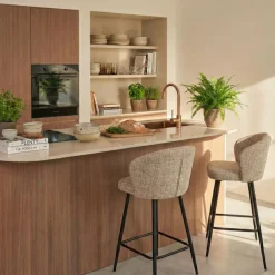 Barkruk Connor Mosterdbruin