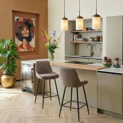 Barkruk Hasselt Taupe