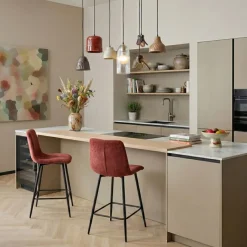 Barkruk Nora Wijnrood