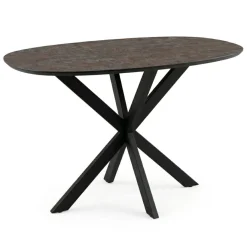 Bartafel Aarhus Grijs/Bruin - 140x90 cm