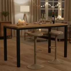 Bartafel Bunnik Bruin - 160x80 cm