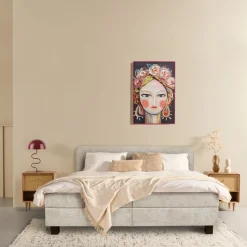 Bed Bilbao Beige - 160x200 cm