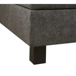 Bed Bilbao Donkergrijs - 180x200 cm