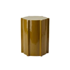 Bijzettafel Avion Oker - Ø 31 cm