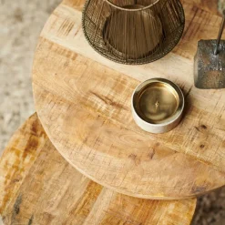 Bijzettafel Bemmel Naturel - set 2 stuks