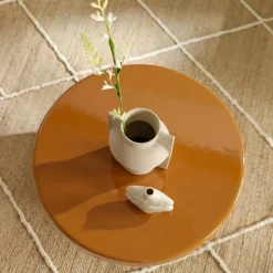 Bijzettafel Cones Bruin - Ø 30 cm