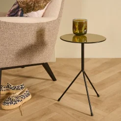 Bijzettafel Coup Olijfgroen - Ø 30 cm