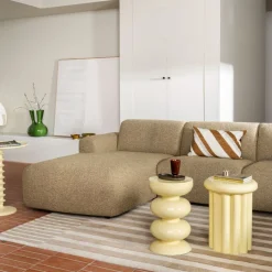 Bijzettafel Molly Geel - Ø 30 cm