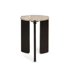 Bijzettafel Olif Bruin - Ø 44 cm