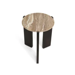 Bijzettafel Olif Bruin - Ø 44 cm