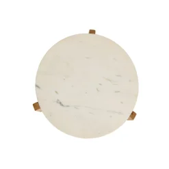 Bijzettafel Olif Naturel - Ø 44 cm