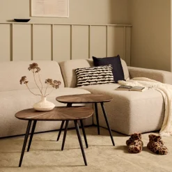 Bijzettafel Rhone Bruin - set 2 stuks