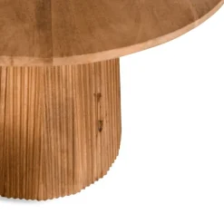 Bijzettafel Viktor Lichtbruin - Ø 50 cm