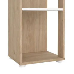 Boekenkast Bram Eiken / Wit - 41x205x35 cm