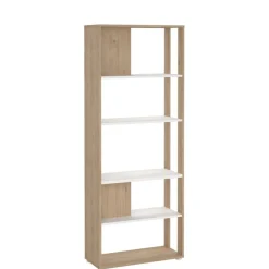 Boekenkast Bram Eiken - 80x205x35 cm