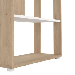 Boekenkast Bram Eiken - 80x205x35 cm