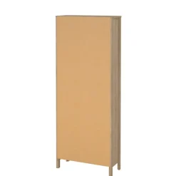 Boekenkast Dallas Eiken - 78x199x33 cm