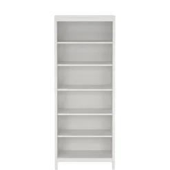 Boekenkast Dallas Wit - 78x199x33 cm