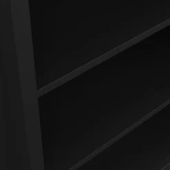 Boekenkast Dallas Zwart - 78x199x33 cm