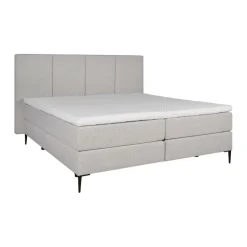 Boxspring Madrid Lichtgrijs - 180x200 cm