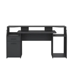 Bureau Boston Donkergrijs - 171x90x63 cm