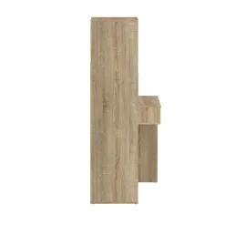 Bureau Boston Eiken / Wit - 163x156x61 cm