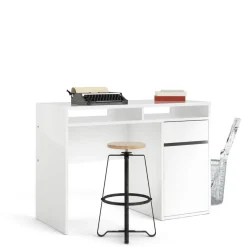 Bureau Boston Hoogglans Wit - 111x78x49 cm