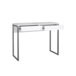 Bureau Boston Hoogglans Wit - 102x77x40 cm
