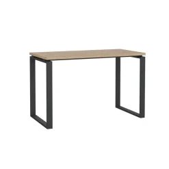 Bureau Bram Eiken / Donkergrijs - 120x76x60 cm