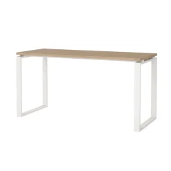 Bureau Bram Eiken / Wit - 150x76x60 cm