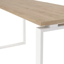 Bureau Bram Eiken / Wit - 150x76x60 cm