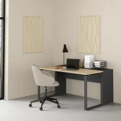 Bureau Bram Uitbreiding Donkergrijs - 150x76x40 cm