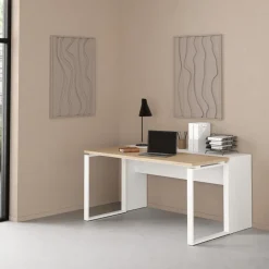 Bureau Bram Uitbreiding Wit - 150x76x40 cm