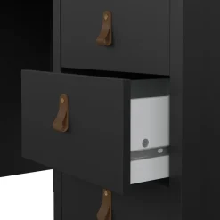 Bureau Dallas Zwart - 121x77x48 cm