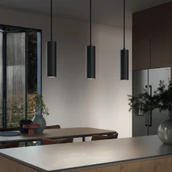 Calex Hanglamp Pendel Zwart - 3 x GU10 - 75x10 cm