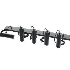 Calex Hanglamp Pendel Zwart - 5 x GU10 - 100x10 cm