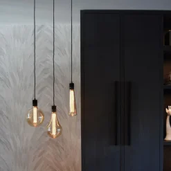 Calex Hanglamp Retro Zwart - 150 cm