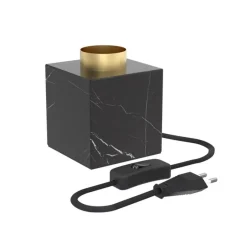 Calex Tafellamp Zwart - E27 - 9x9 cm