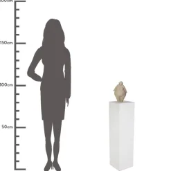 Deco Beeld Feline Beige - 26 cm hoog