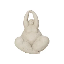 Deco Beeld Feline Beige - 24 cm hoog