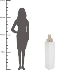 Deco Beeld Feline Beige - 24 cm hoog