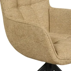 Draaibare Eetkamerstoel Bente Mosterdgeel