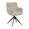 Draaibare Eetkamerstoel Bente Beige