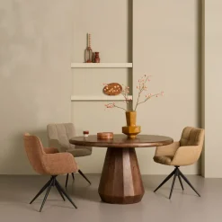Draaibare Eetkamerstoel Bente Beige