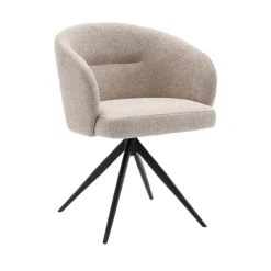 Draaibare Eetkamerstoel Connor Greige