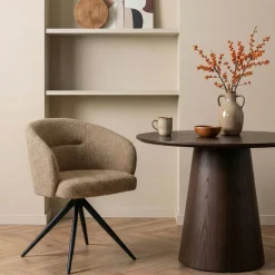 Draaibare Eetkamerstoel Connor Mosterd