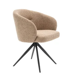 Draaibare Eetkamerstoel Connor Mosterd