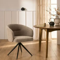 Draaibare Eetkamerstoel Connor Beige